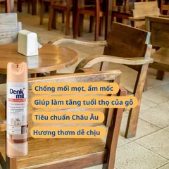 Chai xịt vệ sinh nội thất gỗ Denkmit 400ml ngăn nấm mốc mối mọt