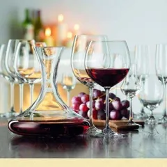 Set Ly Uống Rượu Vang Nachtmann 93605 - Bộ Pha Lê Cao Cấp 1 Bình 750ml và 4 Ly 300ml - Sang Trọng Từ Đức, Quà Tặng Hoàn Hảo