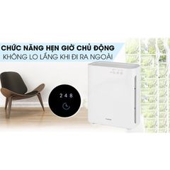 Máy Lọc Không Khí Klarstein Vita Pure 2G - Công Nghệ Lọc 5 Lớp, Diện Tích 40m², Tiêu Diệt Vi Khuẩn Với Đèn UV-C, Tiết Kiệm Điện 55W