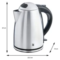 Ấm Siêu Tốc WMF Stelio 1.7L Thép Không Gỉ - Bình Đun Nước Cao Cấp An Toàn, Thiết Kế Thanh Lịch với Công Suất 2400W