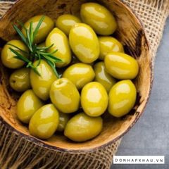 (Xả Lỗ) Quả Ô-liu Xanh Nguyên Trái Đã Tách Hạt 350g Manzanilla Olive Tây Ban Nha