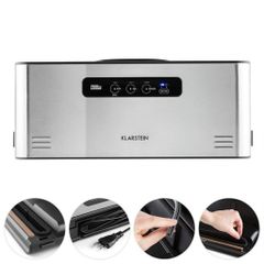 Máy Hút Chân Không Klarstein Foodlocker Pro - Giữ Tươi Thực Phẩm, Đóng Gói Chân Không, Bảo Quản Thực Phẩm Lâu Hơn 8 Lần