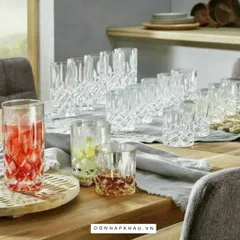 Bộ 18 Cốc Pha Lê Nachtmann Noblesse 101764 - Chất Lượng Đức, Sang Trọng, An Toàn, Thiết Kế Tinh Tế, Phù Hợp Mọi Nhu Cầu