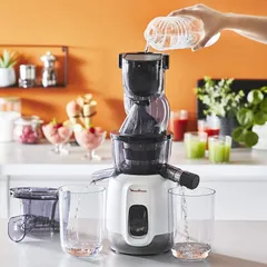 Máy Ép Chậm Moulinex ZU600110 - Ép Trái Cây Nguyên Quả, Công Nghệ Cold Press, Giữ Lại 90% Dinh Dưỡng, Dễ Dàng Vệ Sinh, Bảo Hành 12 Tháng
