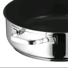 Chảo Lẩu Chống Dính WMF 28cm 2in1 Có Nắp Kính - Đồ Gia Dụng Nhà Bếp Sang Trọng, Chất Liệu Thép Không Gỉ, Công Nghệ TransTherm