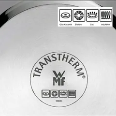 Chảo Lẩu Chống Dính WMF 28cm 2in1 Có Nắp Kính - Đồ Gia Dụng Nhà Bếp Sang Trọng, Chất Liệu Thép Không Gỉ, Công Nghệ TransTherm
