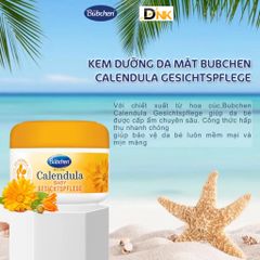 Kem Dưỡng Da Mặt Hữu Cơ Bübchen Calendula 75ml - Chăm Sóc Da Mặt An Toàn Cho Trẻ Sơ Sinh, Giảm Kích Ứng, Dưỡng Ẩm Mềm Mại