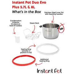 [Hàng Đức] Nồi Áp Suất Instant Pot Duo Evo Plus 10in1