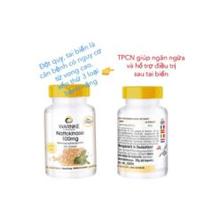 Viên Uống Chống Đột Quỵ Warnke Nattokinase 100mg - Sản phẩm phòng ngừa tai biến mạch máu não, 250 Viên Hỗ Trợ Tim Mạch, Hữu Cơ, Đức