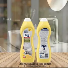 Kem Tẩy Đa Năng Denkmit Scheuermilch 750ml - Làm Sạch Sứ & Inox, Diệt Cặn Vôi, Dầu Mỡ Hiệu Quả, Hương Cam Chanh Tươi Mát