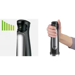 Máy Xay Cầm Tay Braun MQ7045X MultiQuick 7 Black - Động Cơ 1000W, Công Nghệ ActiveBlade, Phụ Kiện Thông Minh, Dễ Dàng Sử Dụng