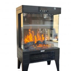 Lò Sưởi Điện UNOLD 3 Trong 1 - Hiệu Ứng Ngọn Lửa 3D Sang Trọng, An Toàn, Sưởi Ấm Không Gian Độc Đáo Mùa Đông 2023