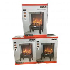 Lò Sưởi Điện UNOLD 3 Trong 1 - Hiệu Ứng Ngọn Lửa 3D Sang Trọng, An Toàn, Sưởi Ấm Không Gian Độc Đáo Mùa Đông 2023