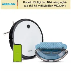 Robot Lau Nhà, Hút Bụi Medion MD20041 Intelligent 2in1 Cleaning With Extra Power