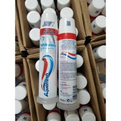 KEM ĐÁNH TRẮNG RĂNG 𝗔𝗤𝗨𝗔𝗙𝗥𝗘𝗦𝗛 𝗪𝗛𝗜𝗧𝗘𝗡𝗜𝗡𝗚 UK DẠNG ỐNG