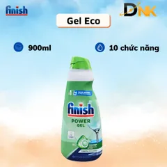 Gel Rửa Bát Finish Eco 0% 900ml - Giải Pháp An Toàn, Hiệu Quả cho Máy Rửa Bát, Thân Thiện với Môi Trường