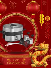 Nồi Lẩu Hấp Điện 2 Trong 1 WMF Lono Hot Pot & Steam - Chất Lượng Đức, Đa Chức Năng Nấu Các Món Á Độc Đáo Tại Nhà