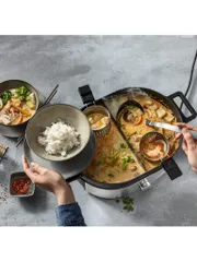 Nồi Lẩu Hấp Điện 2 Trong 1 WMF Lono Hot Pot & Steam - Chất Lượng Đức, Đa Chức Năng Nấu Các Món Á Độc Đáo Tại Nhà