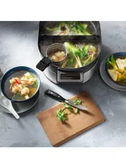 Nồi Lẩu Hấp Điện 2 Trong 1 WMF Lono Hot Pot & Steam - Chất Lượng Đức, Đa Chức Năng Nấu Các Món Á Độc Đáo Tại Nhà