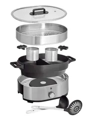 Nồi Lẩu Hấp Điện 2 Trong 1 WMF Lono Hot Pot & Steam - Chất Lượng Đức, Đa Chức Năng Nấu Các Món Á Độc Đáo Tại Nhà