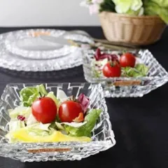 Bộ Đĩa Pha Lê Nachtmann Bossa Nova 90023 5 Món - Sang Trọng, Tinh Tế, Chính Hãng Đức - Dụng Cụ Bày Món và Quà Tặng Cao Cấp