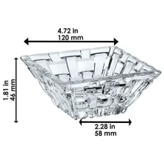 Bộ Đĩa Pha Lê Nachtmann Bossa Nova 90023 5 Món - Sang Trọng, Tinh Tế, Chính Hãng Đức - Dụng Cụ Bày Món và Quà Tặng Cao Cấp