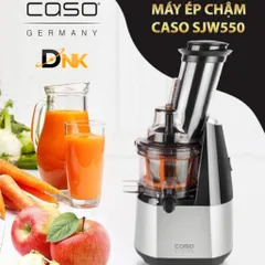 Máy Ép Chậm Caso SJW550 - Đa Năng Làm Nước Ép Tươi và Kem Trái Cây, Công Suất 240W, Tốc Độ 60v/phút, Thiết Kế Sang Trọng
