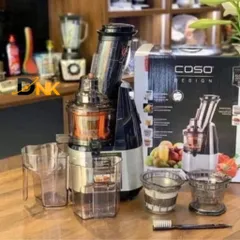 Máy Ép Chậm Caso SJW550 - Đa Năng Làm Nước Ép Tươi và Kem Trái Cây, Công Suất 240W, Tốc Độ 60v/phút, Thiết Kế Sang Trọng