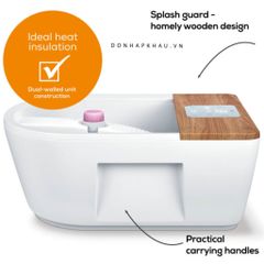 Bồn Massage Ngâm Chân Beurer FB 65 Foot Spa - Thiết Bị Chăm Sóc Sức Khỏe Chân Tại Nhà Với Chương Trình Massage Đa Dạng, Hệ Thống Sưởi Ấm Hiện Đại