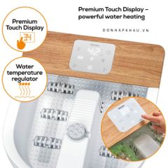 Bồn Massage Ngâm Chân Beurer FB 65 Foot Spa - Thiết Bị Chăm Sóc Sức Khỏe Chân Tại Nhà Với Chương Trình Massage Đa Dạng, Hệ Thống Sưởi Ấm Hiện Đại