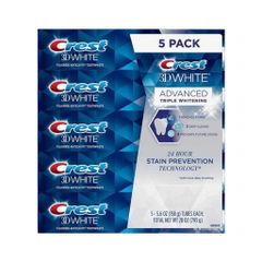 Kem đánh răng CREST 3D White Advanced Triple Whitening
