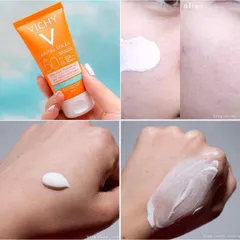 Kem Chống Nắng Vichy Capital Soleil 3 In 1 SPF50+ - Kem Nền Tinted Giảm Nám & Tàn Nhang, Che Phủ Nhẹ, Dành Cho Da Dầu
