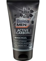 Gel Rửa Mặt Balea MEN Active Carbon - Làm Sạch Sâu Da Mụn, Kiểm Soát Bóng Nhớt, An Toàn, Công Thức Than Hoạt Tính Cho Nam