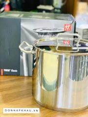 Nồi Luộc Gà Zwilling 14L - Chất Liệu Thép Không Gỉ, Đáy 3 Lớp, Đa Năng Cho Bếp, Lựa Chọn Hoàn Hảo Cho Gia Đình Đông Người