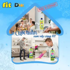 Nước tẩy rửa đa năng giấm táo Fit Essigreiniger 1L - An toàn, hiệu quả, thân thiện với môi trường, hương táo tươi mát, vệ sinh nhà cửa dễ dàng