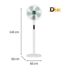 Quạt Cây Rowenta Turbo Silence Extreme+ VU5890 - Siêu Êm, 16 Cấp Gió, Tiết Kiệm Năng Lượng, Lựa Chọn Hoàn Hảo Cho Mọi Không Gian