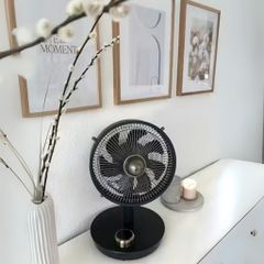 Quạt bàn STYLIES CEPHEUS mini mạnh mẽ - 12 cấp độ gió, động cơ DC bền bỉ, thiết kế sang trọng, hoàn hảo cho mùa hè mát lạnh