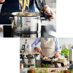 Bộ Nồi Đa Năng WOLL Concept NCSET006 - Bộ 10 Chi Tiết Nhập Khẩu Từ Đức, Chảo, Nồi, Xửng Hấp Cao Cấp, An Toàn, Tiện Lợi