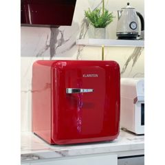 Tủ Lạnh Mini Retro Klarstein Audrey 48L - Thiết Kế Cổ Điển, Tiết Kiệm Năng Lượng A+, Thích Hợp Cho Không Gian Nhỏ, Bảo Hành 12 Tháng