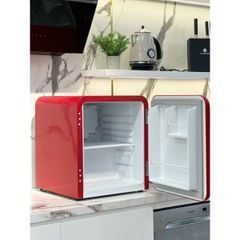Tủ Lạnh Mini Retro Klarstein Audrey 48L - Thiết Kế Cổ Điển, Tiết Kiệm Năng Lượng A+, Thích Hợp Cho Không Gian Nhỏ, Bảo Hành 12 Tháng