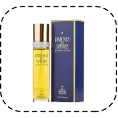 Nước hoa Elizabeth Taylor Diamonds & Sapphires EDT 10ml - Hương Floral Fruity Nữ Tính Lưu Hương Lâu, Quà Tặng Hoàn Hảo