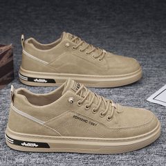 Giày Sneaker Nam Thấp Cổ Da Lộn Mới 1990 - Kiểu Dáng Thời Trang, Màu Nâu-Xám, Đi Êm Chân, Dễ Phối Đồ, Size 39-44