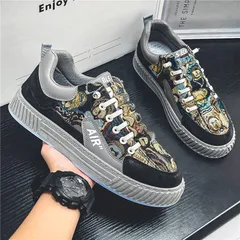 Giày Sneaker Nam Vải Dệt Cao Cấp H98 - Thời Trang Thể Thao Năng Động, Dễ Phối Đồ, Chất Liệu Bền Đẹp, Size 39-44