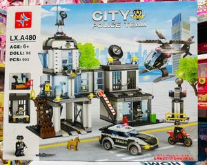 Đồ Chơi Lắp Ráp Trụ Sở Điều Hành POLICE TEAM LX A480 - Bộ 903 Mảnh Ghép Phát Triển Tư Duy Cho Trẻ 6 Tuổi Trở Lên
