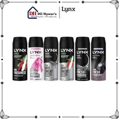 Xịt Khử Mùi LYNX 165ml - Xịt Body Hương Thơm Tươi Mát, Chăm Sóc Da Cơ Thể, Hàng Nội Địa Thái Lan