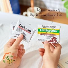 Tẩy giun Socola Úc Combantrin (Vỉ 6 ô) cho trẻ nhỏ và người lớn _Bee Mart