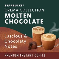  Cà phê Starbucks hòa tan 100% cà phê Arabica Crema Collection Premium Instant, hộp 202 gram [Hàng Mỹ]