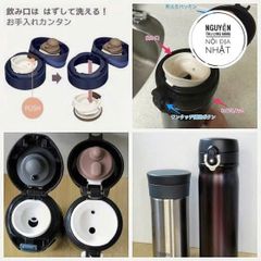 Bình Giữ Nhiệt Inox Thermos 500ml Nhật Bản - Giữ Nóng Lên Đến 12 Giờ, Giữ Lạnh 24 Giờ, Thiết Kế Gọn Nhẹ, Phù Hợp Chuyến Du Lịch, Công Sở
