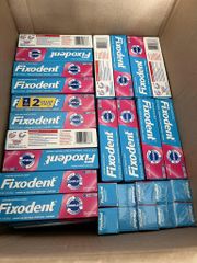 Bộ 2 tuýp keo dán hàm Fixodent (68gx2) - Giúp giữ chắc hàm giả, thoải mái khi sử dụng, chất lượng Mỹ