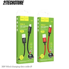 Cáp Sạc USB to iP Hoco X89 Sạc Nhanh Bền Dẻo, Dành cho Điện thoại IP